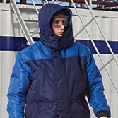 Куртка Русская Аляска New утепленная мужская синяя с голубым